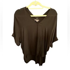 Vince size XS black sheer shirt